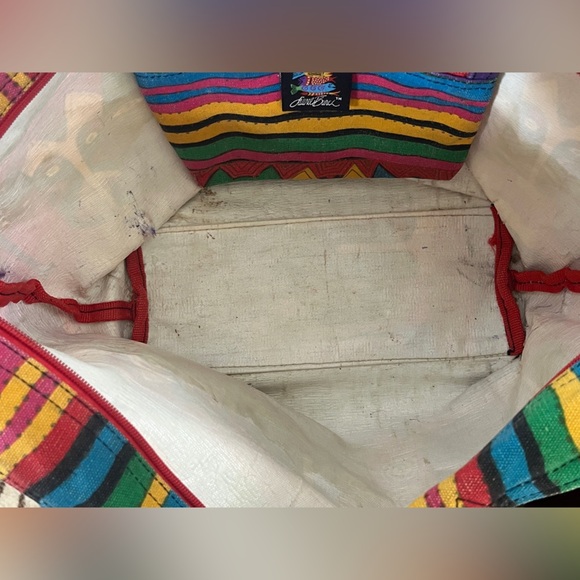 Laurel Burch 90s Cat Shoulder Bag Zip Tote AOP Whimsygoth Phoebe Buffay Cottage - Picture 5 of 13